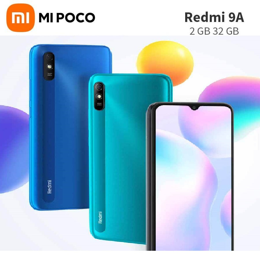 Smartphone Xiaomi Redmi 9A, 32GB, 2GB RAM, Tela de 6.5 Octa Core